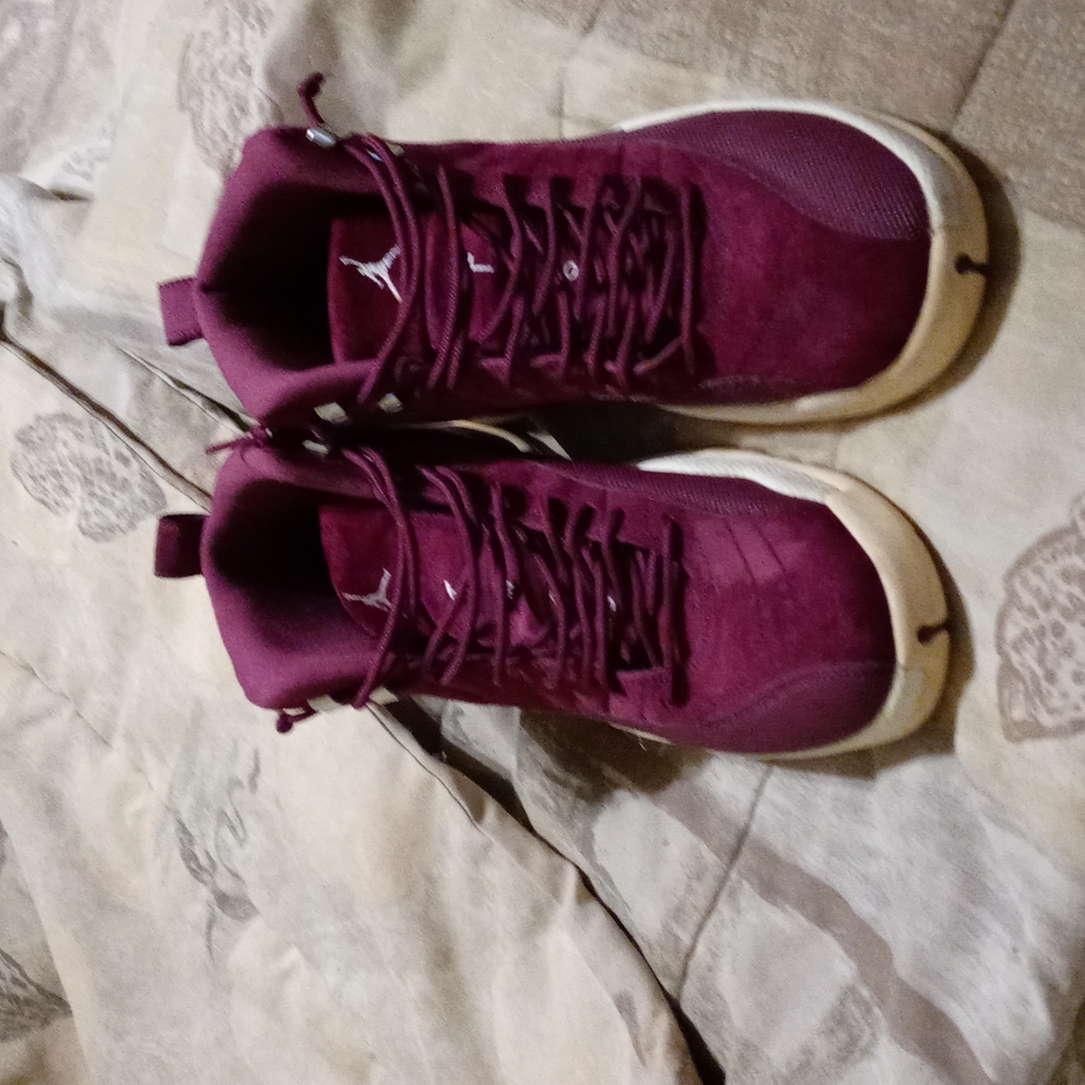 Jordan 12s Maroon